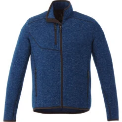 Elevate 7 Elevate Men's Metro Blue Heather Tremblant Knit Jacket