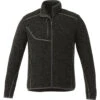 Elevate Men's Black Smoke Heather Tremblant Knit Jacket -Elevate TM18610 Black Smoke Heather F