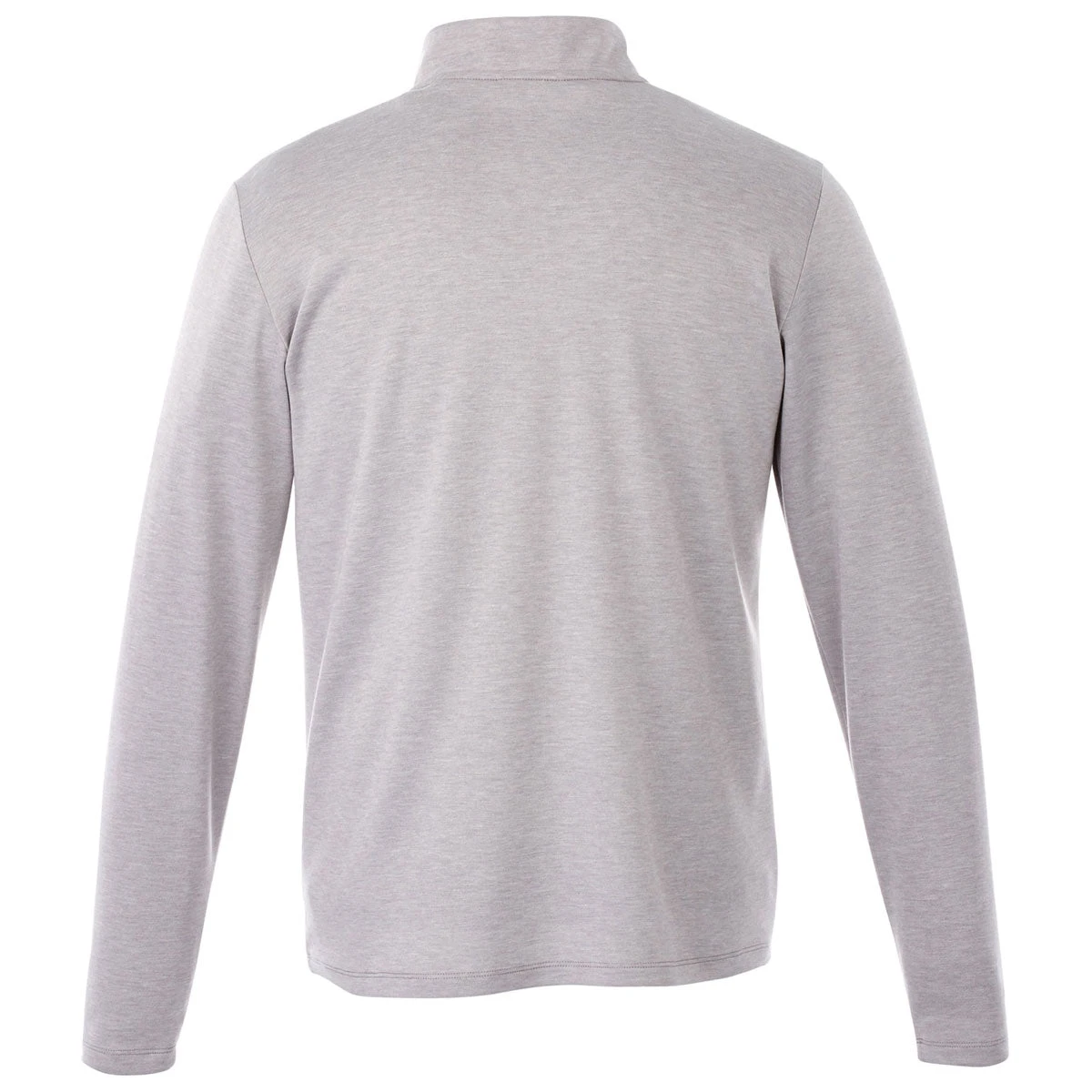 Elevate Men's Heather Grey Stratton Knit Quarter Zip 4 Elevate Men's Heather Grey Stratton Knit Quarter Zip - Image 2