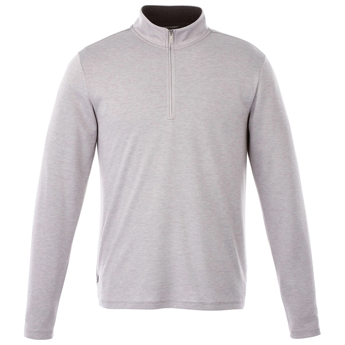 Elevate Men's Heather Grey Stratton Knit Quarter Zip 3 Elevate Men's Heather Grey Stratton Knit Quarter Zip