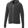 Elevate Men's Heather Dark Charcoal Garner Knit Full Zip Hoody -Elevate TM18731 Heather Dark Charcoal F