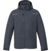 Elevate Men's Grey Storm Colton Fleece Lined Jacket 2 Elevate Men's Grey Storm Colton Fleece Lined Jacket -Elevate TM19101 Grey Storm F