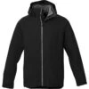 Elevate Men's Black/Heather Dark Charcoal Arlington 3-in-1 Jacket -Elevate TM19307 Black Heather Dark Charcoal F