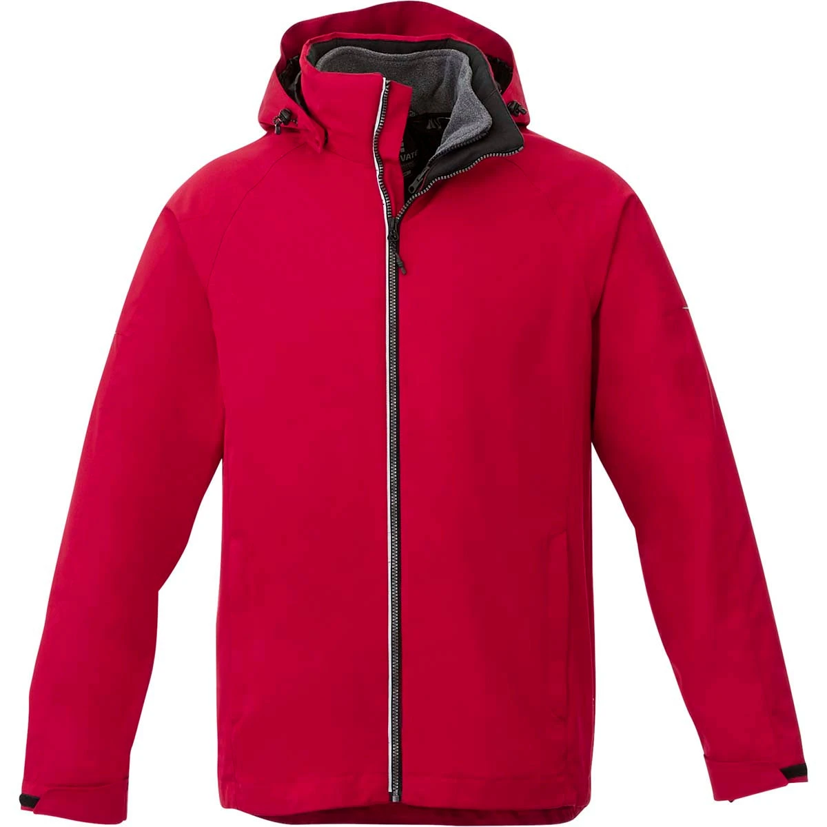 Elevate Men's Team Red/Heather Dark Charcoal Arlington 3-in-1 Jacket 3 Elevate Men's Team Red/Heather Dark Charcoal Arlington 3-in-1 Jacket