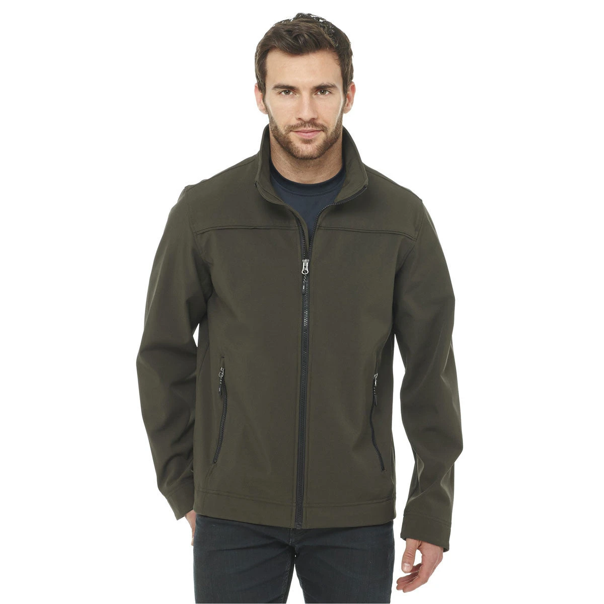 Elevate Men's Amazon Green Vernon Softshell Jacket 5 Elevate Men's Amazon Green Vernon Softshell Jacket - Image 3