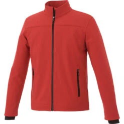 Elevate Men's Team Red Vernon Softshell Jacket
