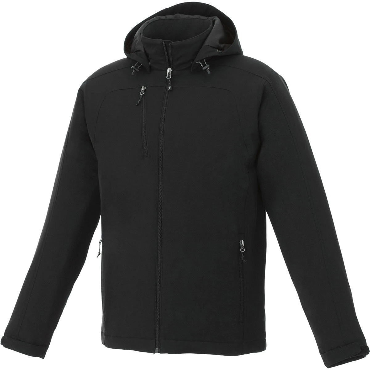 Elevate Men's Black Bryce Insulated Softshell Jacket 3 Elevate Men's Black Bryce Insulated Softshell Jacket