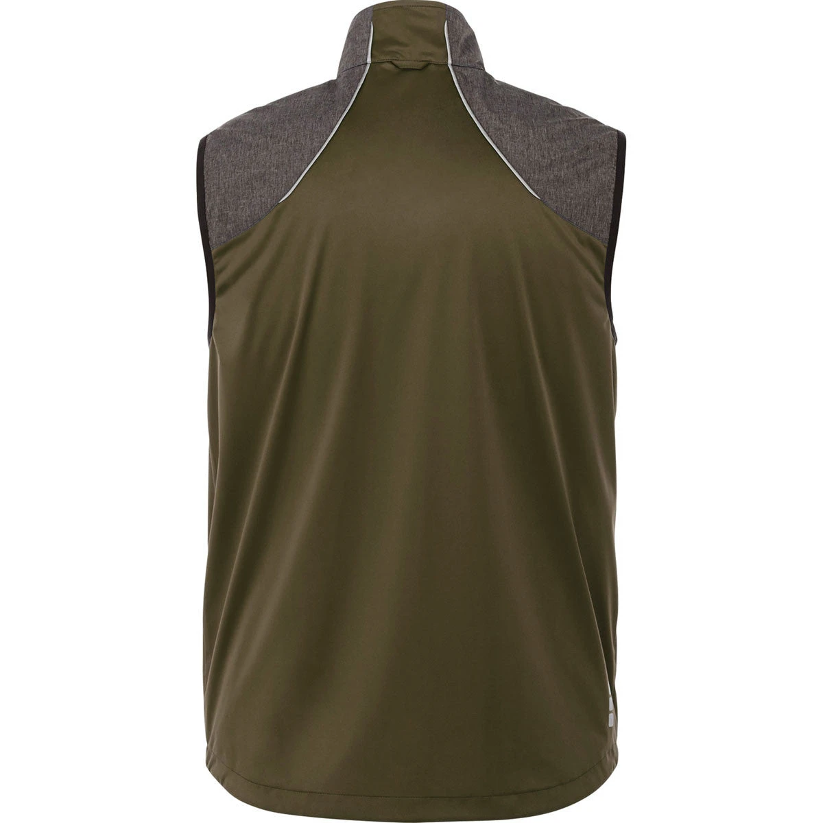 Elevate Men's Loden/Black Smoke Heather Nasak Hybrid Softshel Vest 4 Elevate Men's Loden/Black Smoke Heather Nasak Hybrid Softshel Vest - Image 2