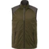 Elevate Men's Loden/Black Smoke Heather Nasak Hybrid Softshel Vest -Elevate TM19546 Loden Black Smoke Heather F