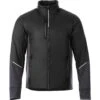 Elevate Men's Black/Heather Dark Charcoal Fernie Hybrid Insulated Jacket 1 Elevate Men's Black/Heather Dark Charcoal Fernie Hybrid Insulated Jacket -Elevate TM19555 995 F