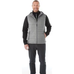 Elevate Men's Quarry Junction Packable Insulated Vest -Elevate TM19556 938 HTF