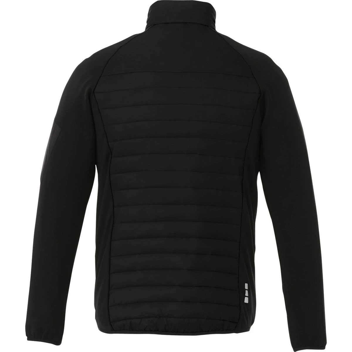 Elevate Men's Black/Black Banff Hybrid Insulated Jacket 4 Elevate Men's Black/Black Banff Hybrid Insulated Jacket - Image 2