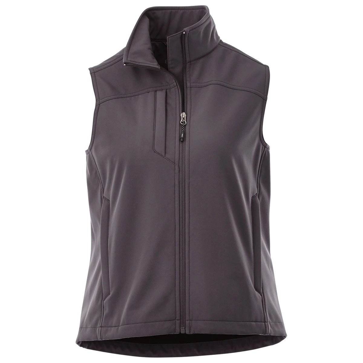 Elevate Women's Grey Storm Stinson Softshell Vest 3 Elevate Women's Grey Storm Stinson Softshell Vest