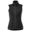 Elevate Women's Black Smoke Heather Fontaine Knit Vest 1 Elevate Women's Black Smoke Heather Fontaine Knit Vest -Elevate TM92502 Black Smoke Heather F
