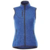 Elevate Women's Metro Blue Heather Fontaine Knit Vest 1 Elevate Women's Metro Blue Heather Fontaine Knit Vest -Elevate TM92502 Metro Blue Heather F