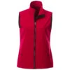 Elevate Women's Team Red/Black Warlow Softshell Vest 1 Elevate Women's Team Red/Black Warlow Softshell Vest -Elevate TM92504 358 F