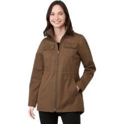Elevate Women's Bark Hardy Eco Jacket 9 Elevate Women's Bark Hardy Eco Jacket -Elevate TM92720 Bark HTF