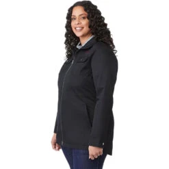 Elevate Women's Black Hardy Eco Jacket -Elevate TM92720 Black HTS