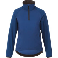 Elevate Women's Metro Blue Odaray Half Zip Jacket