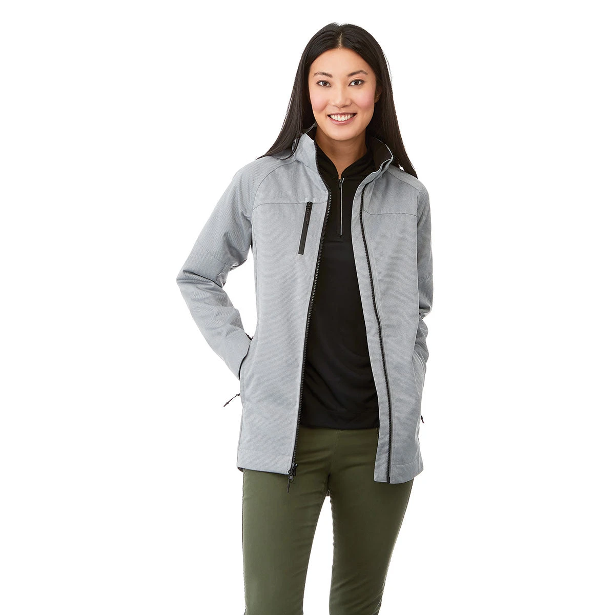 Elevate Women's Quarry Bergamo Softshell Jacket 5 Elevate Women's Quarry Bergamo Softshell Jacket - Image 3