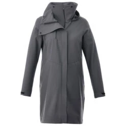Elevate Women's Grey Storm Manhattan Softshell Jacket