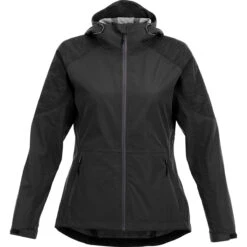 Elevate Women's Black Index Softshell Jacket
