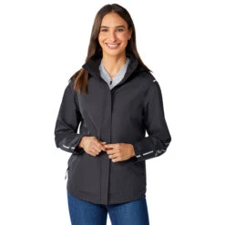 Elevate Women's Black Gearhart Softshell Jacket 9 Elevate Women's Black Gearhart Softshell Jacket -Elevate TM92938 995 HTF