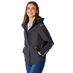 Elevate Women's Black Gearhart Softshell Jacket 11 Elevate Women's Black Gearhart Softshell Jacket -Elevate TM92938 995 HTS