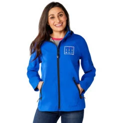 Elevate Women's New Royal Oracle Softshell Jacket -Elevate TM92939 561 HTF