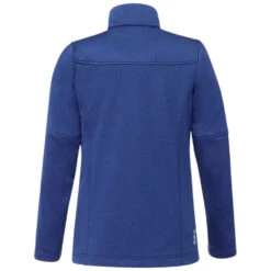 Elevate Women's Metro Blue Heather Joris Eco Softshell Jacket -Elevate TM92940 Metro Blue Heather B