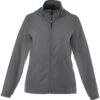 Elevate Women's Steel Grey Darien Packable Jacket -Elevate TM92983 Steel Grey F