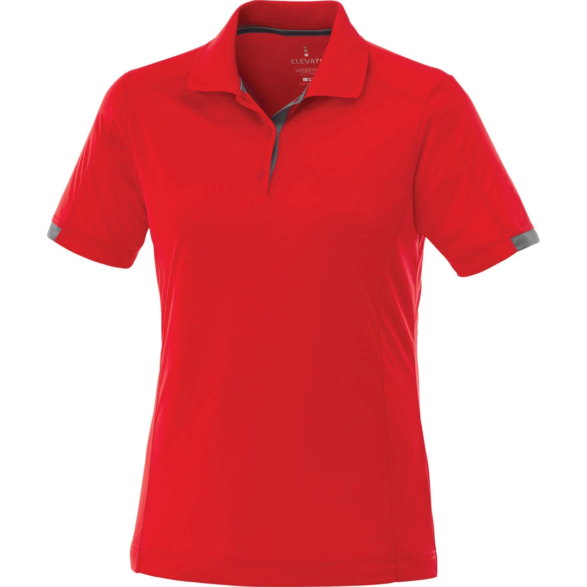 Elevate Women's Red Kiso Short Sleeve Polo 3 Elevate Women's Red Kiso Short Sleeve Polo