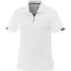 Elevate Women's White Kiso Short Sleeve Polo -Elevate TM96209 White F