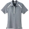 Elevate Women's Steel Grey Quinn Short Sleeve Polo -Elevate TM96216 Steel Grey F