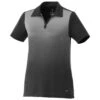 Elevate Women's Black Next Short Sleeve Polo 2 Elevate Women's Black Next Short Sleeve Polo -Elevate TM96219 Black F