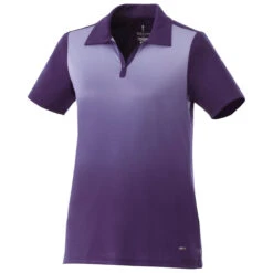 Elevate Women's Dark Plum Next Short Sleeve Polo