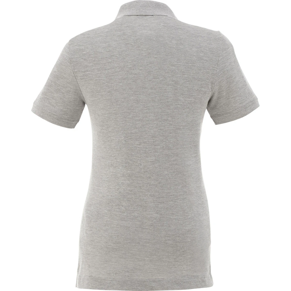 Elevate Women's Heather Grey Banfield Short Sleeve Polo 4 Elevate Women's Heather Grey Banfield Short Sleeve Polo - Image 2