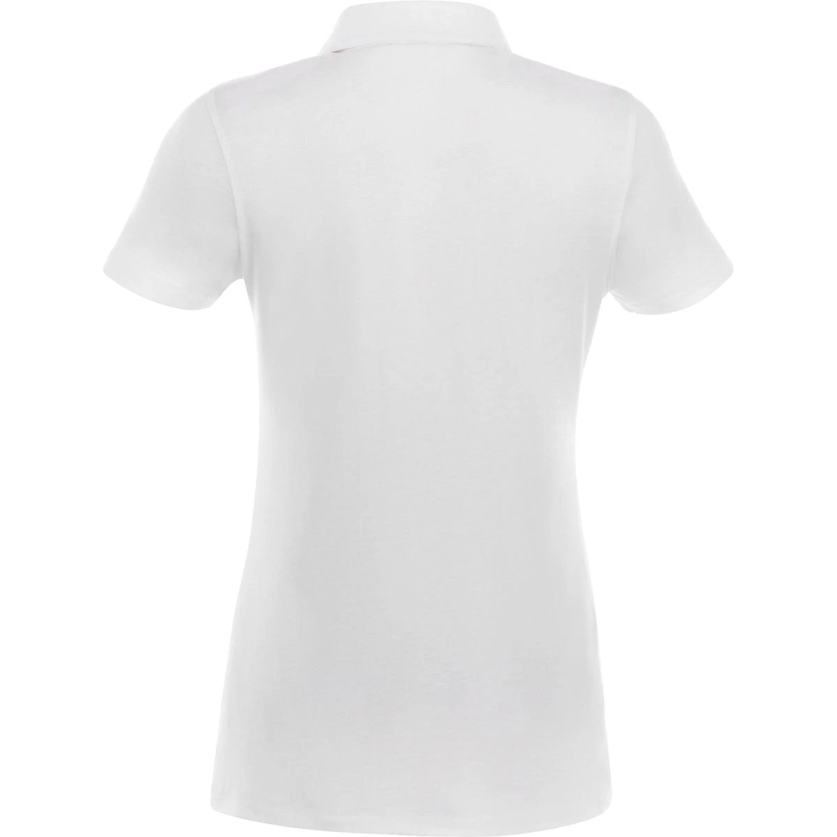 Elevate Women's White Acadia Short Sleeve Polo 4 Elevate Women's White Acadia Short Sleeve Polo - Image 2