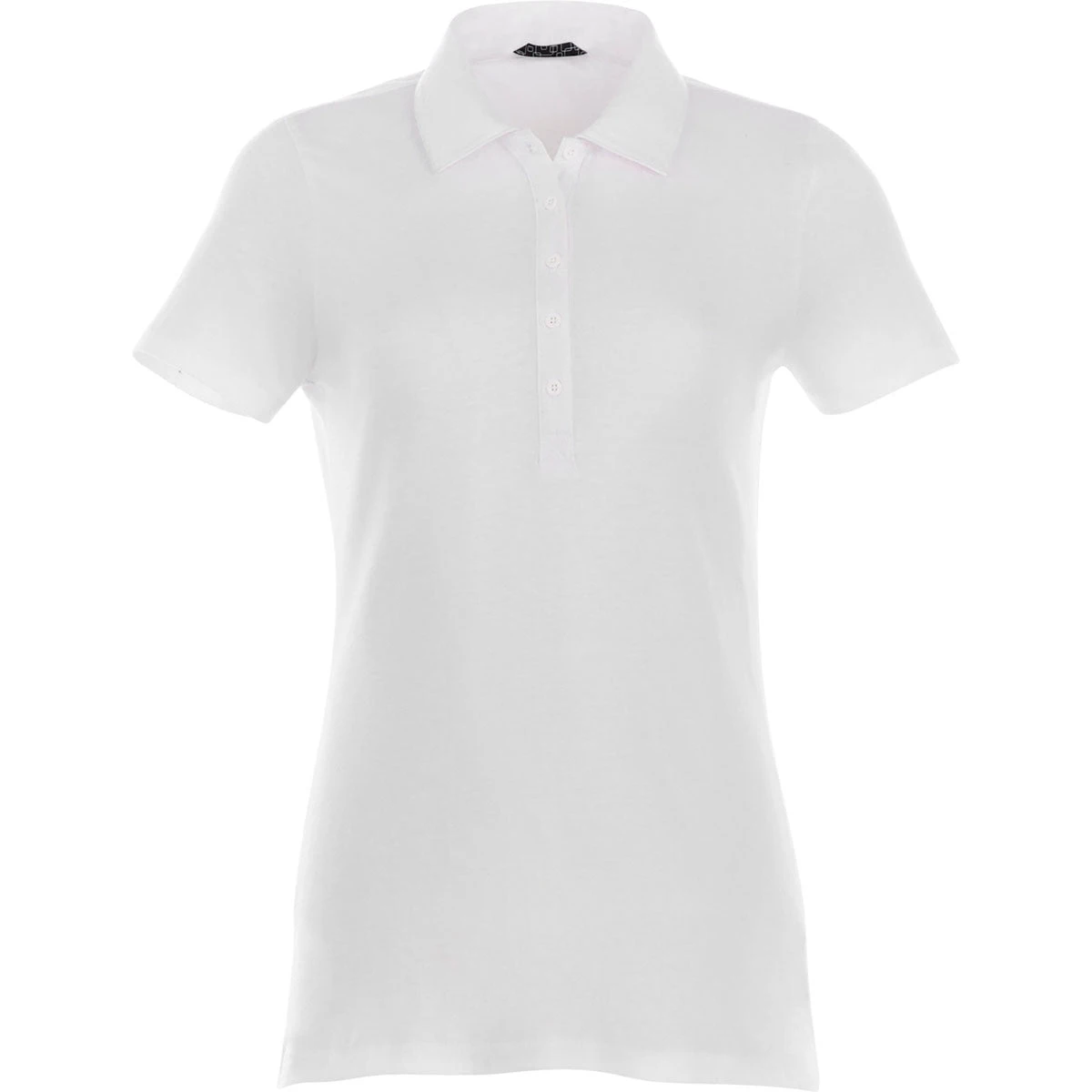 Elevate Women's White Acadia Short Sleeve Polo 3 Elevate Women's White Acadia Short Sleeve Polo