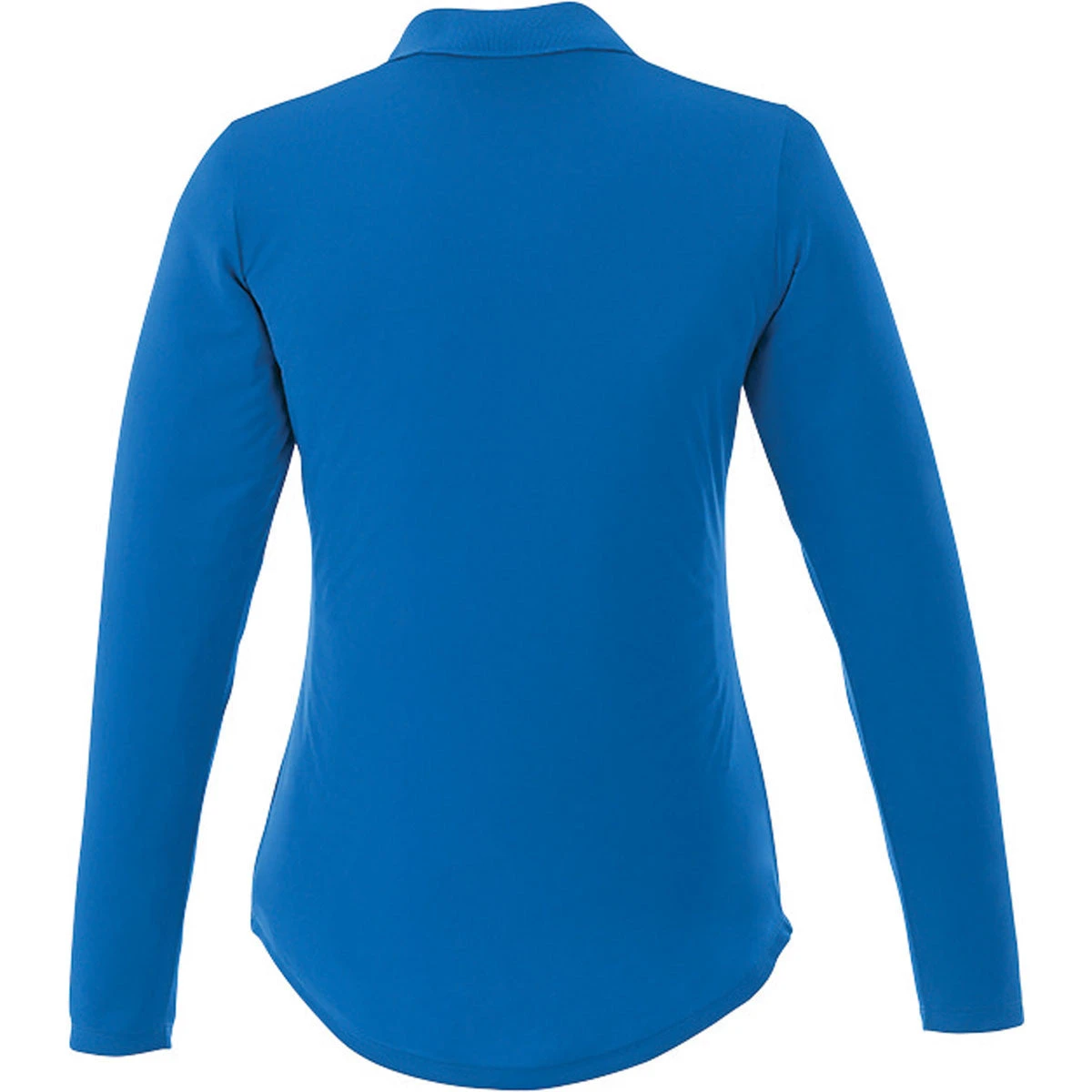 Elevate Women's Olympic Blue Mori Long Sleeve Polo 4 Elevate Women's Olympic Blue Mori Long Sleeve Polo - Image 2