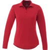 Elevate Women's Team Red Mori Long Sleeve Polo 1 Elevate Women's Team Red Mori Long Sleeve Polo -Elevate TM96255 Team Red F
