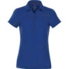 Elevate Women's Navy/Steel Grey Wilcox Short Sleeve Polo -Elevate TM96309 Navy Steel Grey F