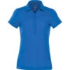 Elevate Women's Olympic Blue/Steel Grey Wilcox Short Sleeve Polo -Elevate TM96309 Olympic Blue Steel Grey F