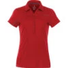 Elevate Women's Team Red/Steel Grey Wilcox Short Sleeve Polo -Elevate TM96309 Team Red Steel Grey F