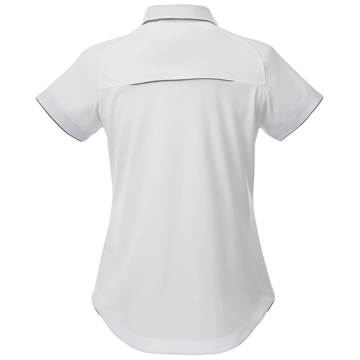 Elevate Women's White/Quarry Remus Short Sleeve Polo 4 Elevate Women's White/Quarry Remus Short Sleeve Polo - Image 2