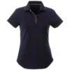 Elevate Women's Vintage Navy/Quarry Remus Short Sleeve Polo -Elevate TM96310 573 F