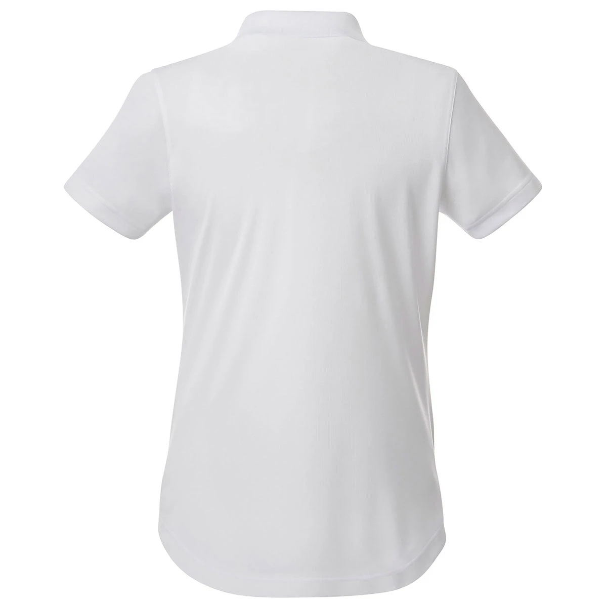 Elevate Women's White Otis Short Sleeve Polo 4 Elevate Women's White Otis Short Sleeve Polo - Image 2