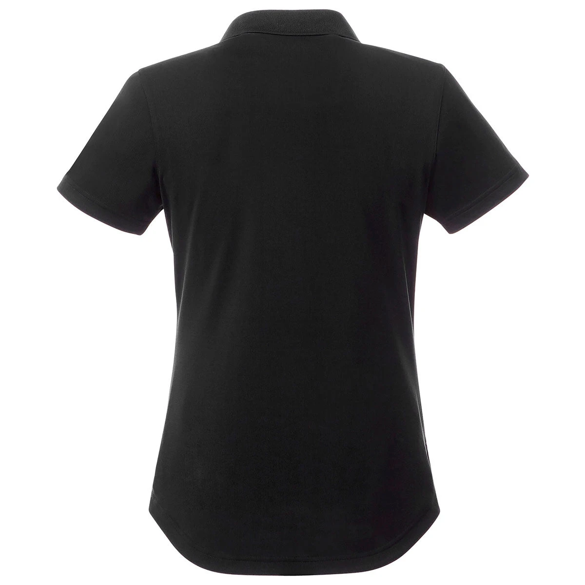 Elevate Women's Black Otis Short Sleeve Polo 4 Elevate Women's Black Otis Short Sleeve Polo - Image 2