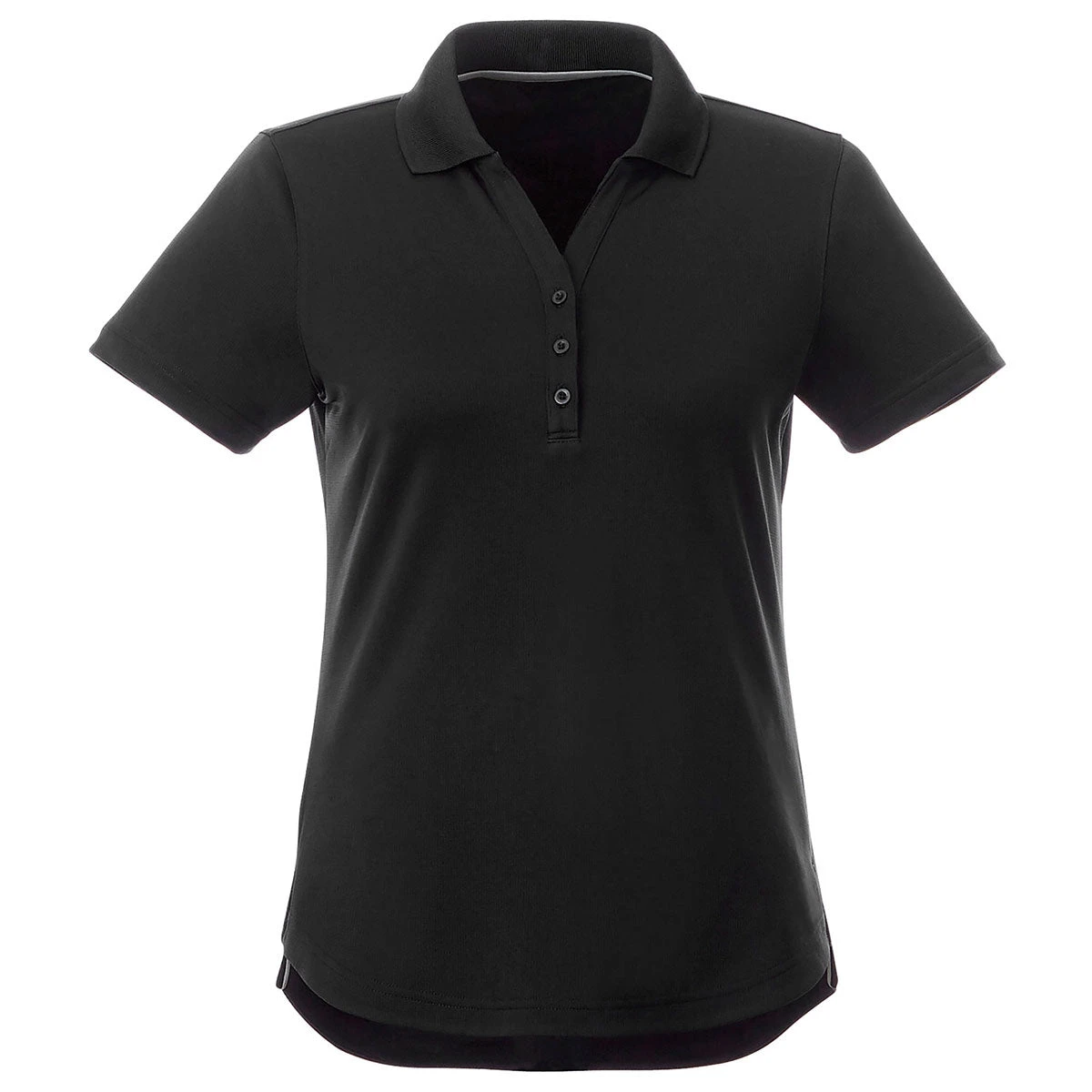 Elevate Women's Black Otis Short Sleeve Polo 3 Elevate Women's Black Otis Short Sleeve Polo