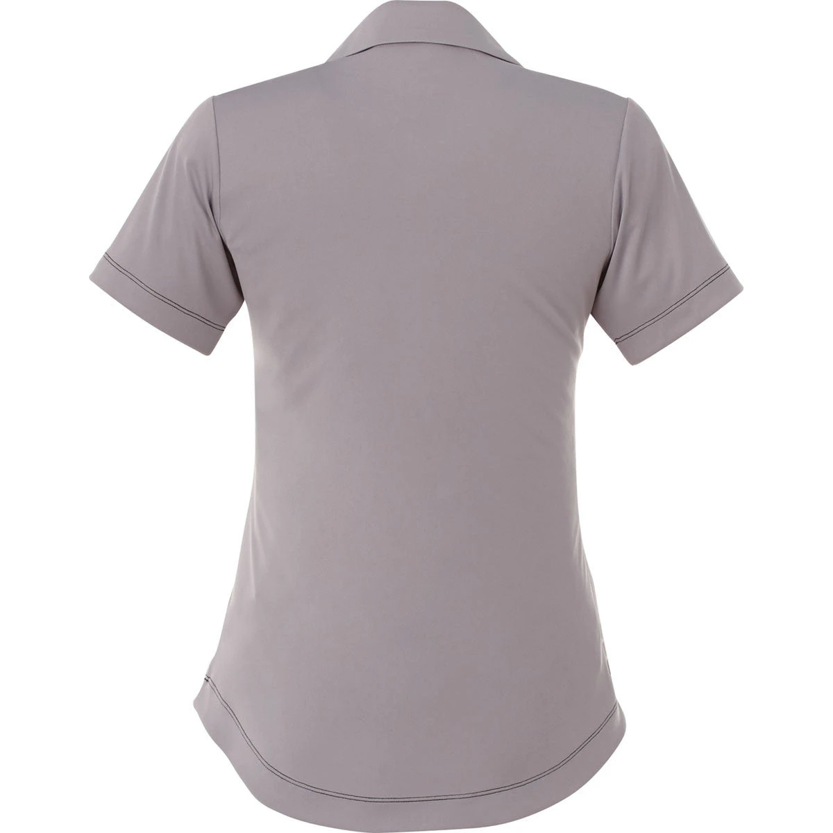 Elevate Women's Heather Grey/Quarry Sagano Short Sleeve Polo 4 Elevate Women's Heather Grey/Quarry Sagano Short Sleeve Polo - Image 2